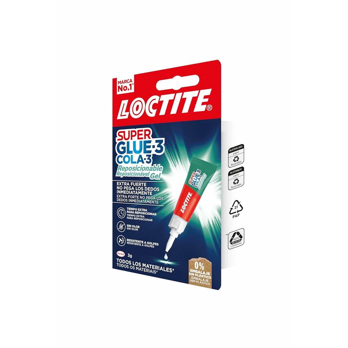 Lepilo Loctite SuperGlue-3 2943113 3 g Gel
